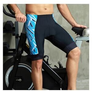 Mens Bike Shorts Cycling Pants, 3D Padded Bicycle MTB Blue XXXL New